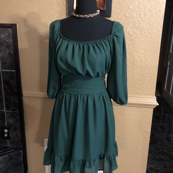 Dresses Kelly Green Mini Party Dress Poshmark